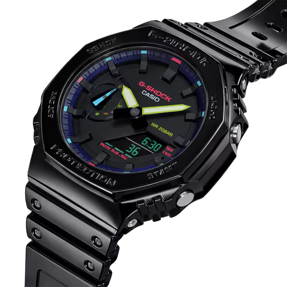 خرید ساعت مچی مردانه کاسیو مدل GA-2100RGB-1ADR-2